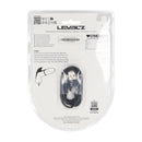 Cockring et boucle de tige en silicone vibrant ajustable Bunny - Noir