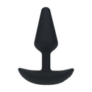 Plug anal vibrant en silicone classique - S - Noir