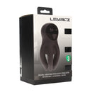Stimulateur de tête en silicone vibrant numérique avec tentacules - Noir