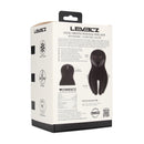 Stimulateur de tête en silicone vibrant numérique avec tentacules - Noir