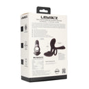 Cockring en silicone vibrant à triple moteur - Noir
