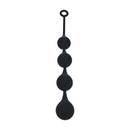 Balles Anales en Silicone Goutte d'Eau - XL - 50mm - Noir