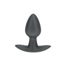 Plug Anal en Silicone Lisse - Petit - 2,6 / 6,5 cm - Gunmetal