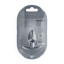 Plug Anal en Silicone Lisse - Petit - 2,6 / 6,5 cm - Gunmetal