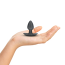 Plug Anal en Silicone Lisse - Petit - 2,6 / 6,5 cm - Gunmetal