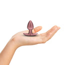 Plug anal en silicone lisse - Petit - 2,6 / 6,5 cm - Rose Gold