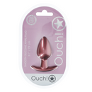 Plug anal en silicone lisse - Moyen - 3,1 / 7,9 cm - Rose Gold