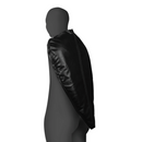 Fermeture Éclair Manchon de Bras et Épaule Complet - Noir
