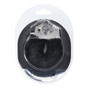 Menottes dures en peluche - Noires