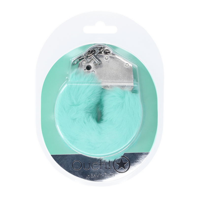 Menottes Fluffy robustes - Vert Poudre