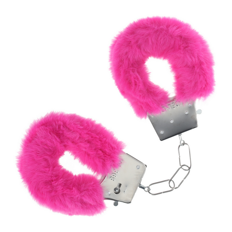 Menottes Fluffy Classiques - Rose