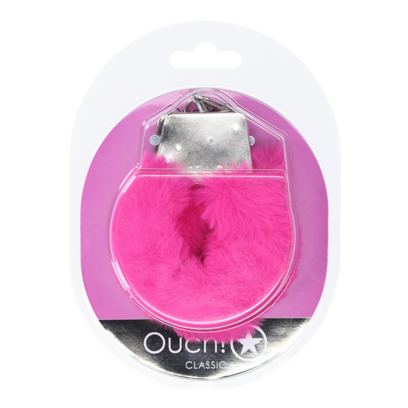 Menottes Fluffy Classiques - Rose