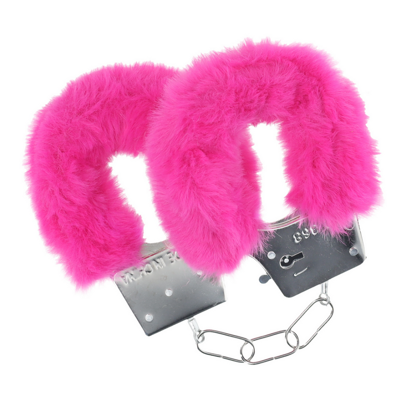 Menottes Fluffy Classiques - Rose