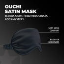 Masque en satin - Noir
