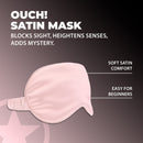 Masque en satin - Rose poudré
