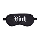Bitch - Masque en satin imprimé - Noir