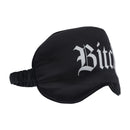 Bitch - Masque en satin imprimé - Noir
