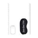 Suck Don't Bite - Masque en satin imprimé - Noir