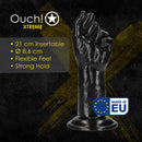 Fist of Pleasure - Fist Dildo - 569 gr / 21 cm - Black