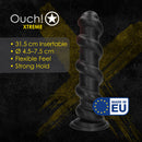 Hole Driller - Anal Plug - 1068 gr / 31,5 cm - Black