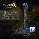 Realistic Giant - Realistic Dildo -2581 gr / 32 cm - Black
