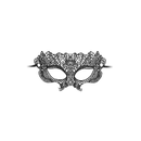 Princesse - Masque en Dentelle Noire