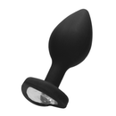 Plug Anal Cœur en Diamant - Grand