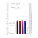 Bougies de Teasing - 4 Pièces - Multicolore