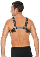 Harnais Bulldog en cuir avec boucles - L/XL