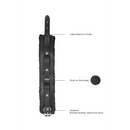 Menottes de cheville en cuir synthétique rembourré