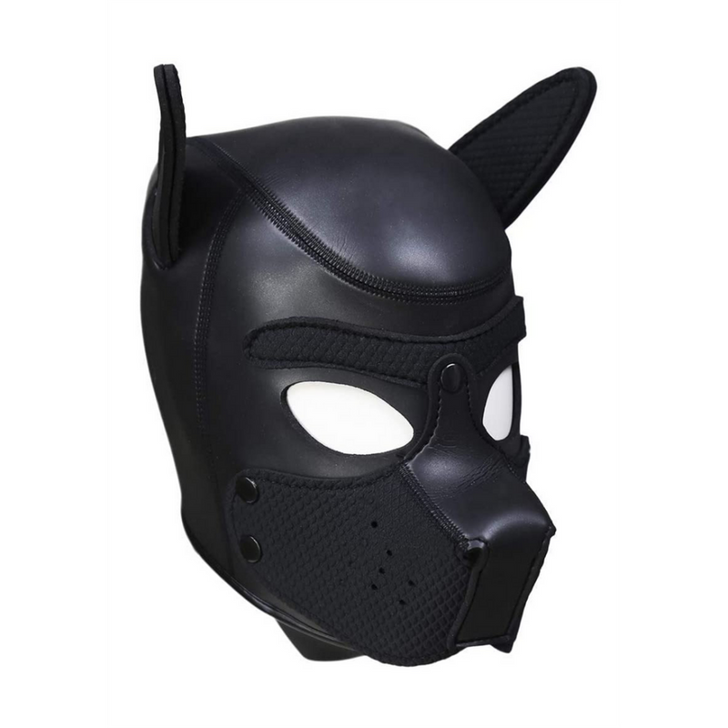 Neoprene Puppy Mask - Black