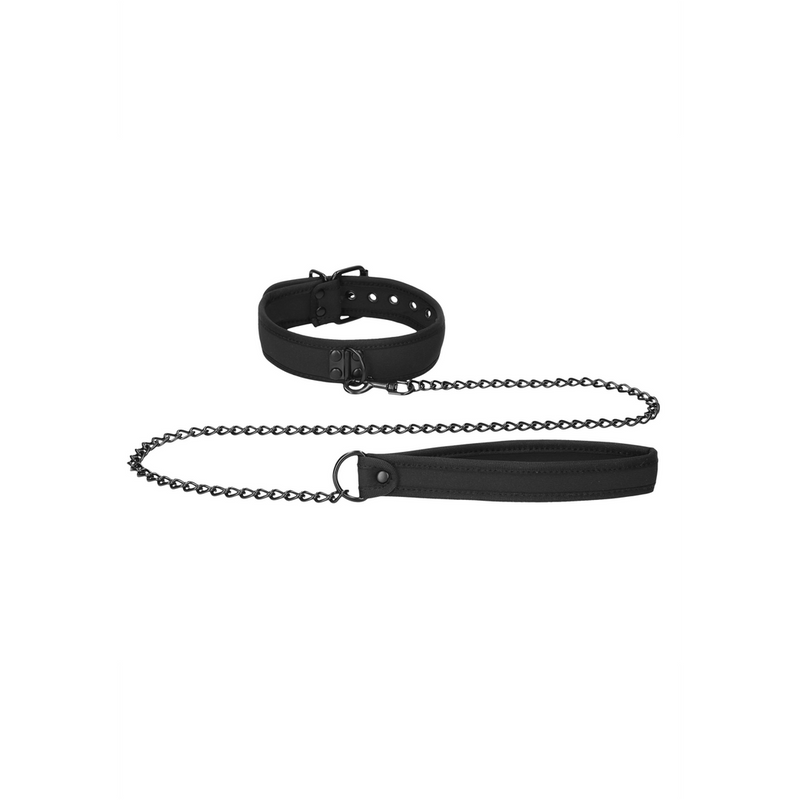 Collier en néoprène avec laisse