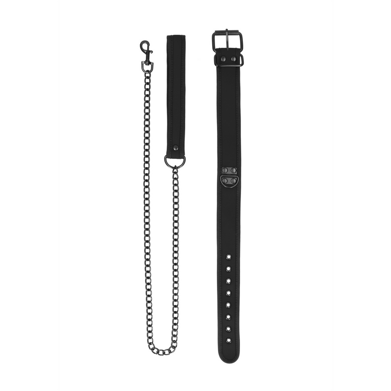 Collier en néoprène avec laisse