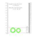 Ensemble de Cockrings - Brille dans le Noir - 2 Pièces