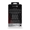 Plug anal en gemme ronde - Moyen - Argent/Rouge Rubis