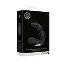 Masseur prostatique vibrant courbé avec télécommande - Noir