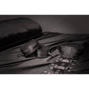 Harnais de retenue avec collier et menottes - Noir