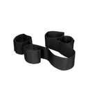 Set de menottes ajustables pour les mains et les chevilles - Noir