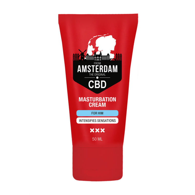 CBD original d'Amsterdam - Crème de masturbation pour lui - 2 fl oz / 50 ml