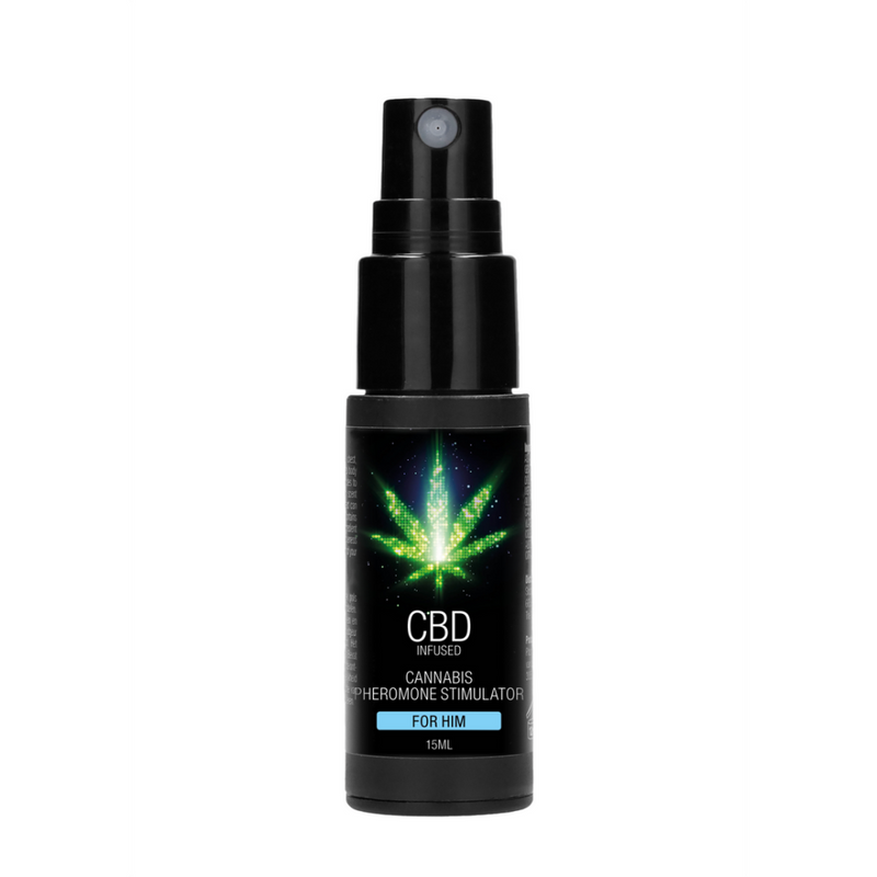 Stimulateur de Pheromones CBD Cannabis Pour Lui - 0,5 fl oz / 15 ml