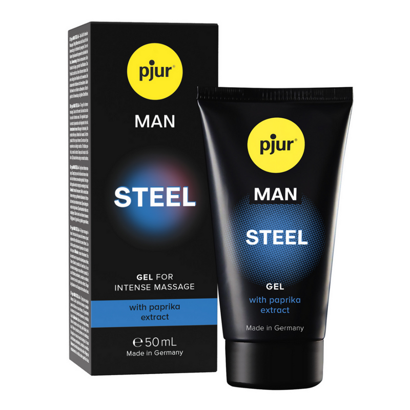 MAN - Steel Gel - Lubricant and Massage Gel - 2 fl oz / 50 ml