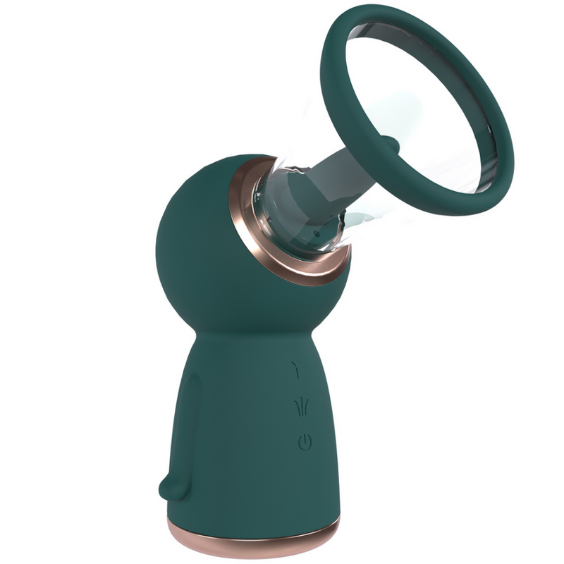 Exquis - Pompe rechargeable pour vulve et seins - Vert forêt