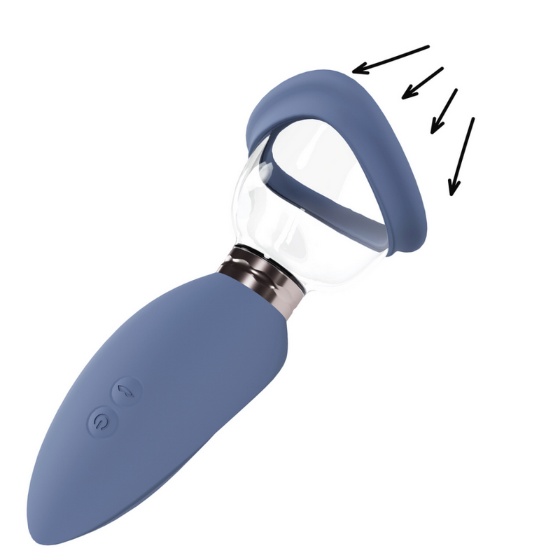 Arousing - Pompe rechargeable pour vulve et seins - Bleu