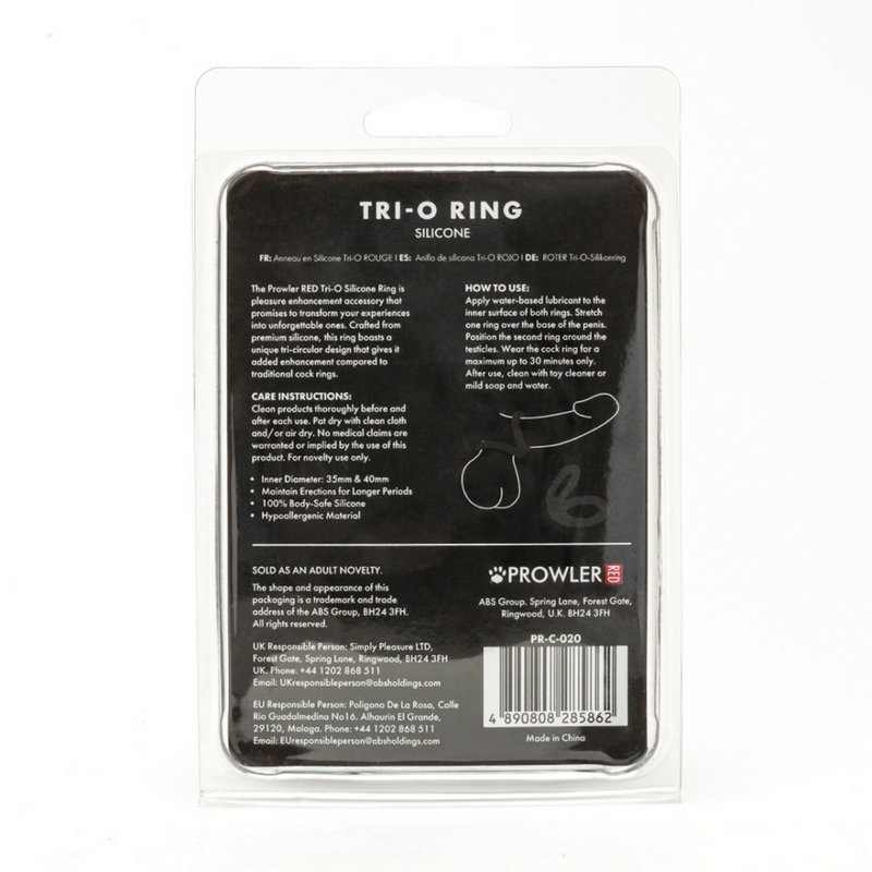 Tri-O Silicone Ring - Black