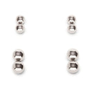 Orbes Magnétiques - Set de 4 Paires - Argent