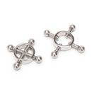 Collier de serrage à vis 4 voies - Argent