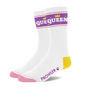 Chaussettes Queen - Blanc/Violet