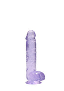 Dildo réaliste avec boules - 6 / 15 cm