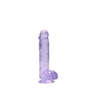 Dildo réaliste avec boules - 6 / 15 cm