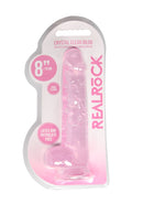 Dildo réaliste avec boules - 8 / 21 cm